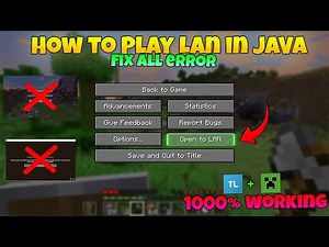 How To Play Minecraft Java Lan World | How To Fix Lan Problems | 1000% Working 🔥🔥