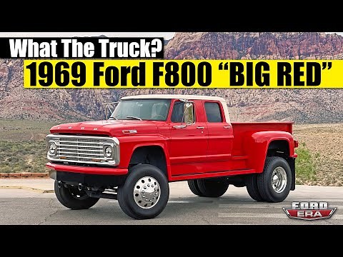 1969 Ford F800 Crew Cab Pickup! BIG REDS A MONSTER! | What The Truck? | Ford Era