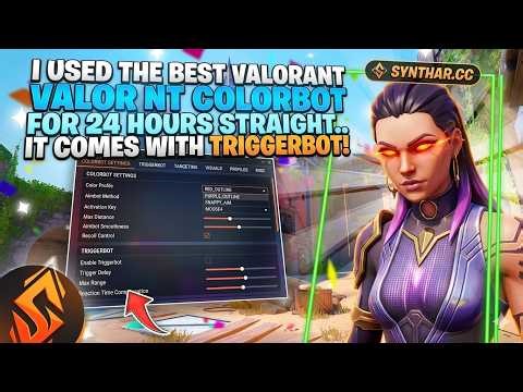 I Used The Best Valorant Colorbot For 24 Hours Straight.. It Comes With TriggerBot !!