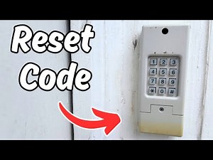 How to Reset Clicker / LiftMaster Universal Garage Door Keypad (With Code List for All Brands)