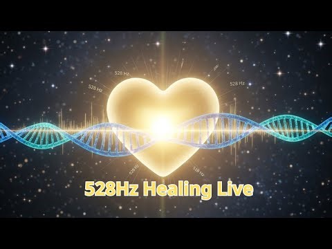 528Hz Live Stream 🌌 Transformative Healing Sounds for Sleep & Recovery