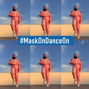3.6K views · 923 reactions | #MaskOnDanceOn at YoungVax.org!  Square video of Dezi Saenz performing her dance for 15 seconds, 6 vertical videos playing within square, she’s wearing a black mask, and a pink tie-dye sweatsuit. The lyrics are: Wear a mask, wear a mask Wash your hands (Wash your hands) Wear a mask (Wear a mask) 5 Feet apart Step one foot back (that equals 6) Stay at home (Stay at home) it ain’t that bad Wear a mask Please Wear a mask. | Americares | Facebook