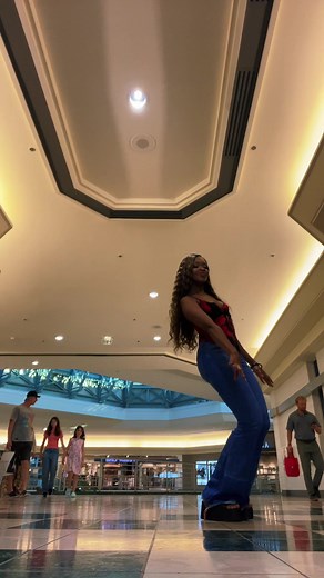 Stylish Mall Walk: Fashion and Confidence in the City