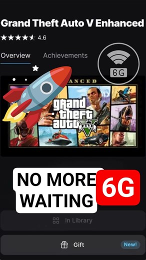 What 6G Means for 100GB Games Like GTA 5? | #ai #facts #shorts