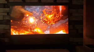 Watch VIVIDSTORM-Electric Tensioned Rising Projector Screen with Obsidian Long Focus ALR on Amazon Live