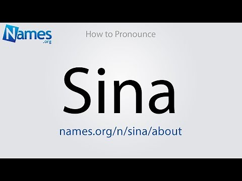 How to Pronounce Sina