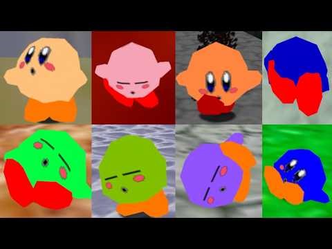 All Special Kirby Game Over Animations