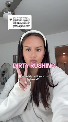 Replying to @K80 let’s talk about dirty rushing🤫🤭 more pre-rush rules/dos and don’ts in the pre-rush prep club!! #sororityrecruitment #sororityrush #rushtok