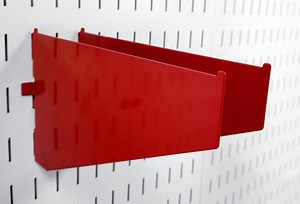 Clamp Rack Brackets Clamp Storage for Pegboard Clamp Wall Organizers - 4 to 12 Inch Shelf Bracket Pair & Clamp Bracket Pair