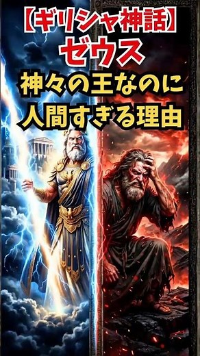 ⚡🏛️ ギリシャ神話：ゼウス ― 神々の王、その力と矛盾