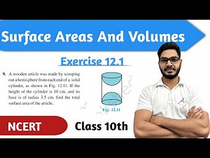 Ex 12.1 Q9 | Surface Areas & Volumes | Chapter 12 | Class 10 Maths | NCERT