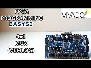 FPGA Programming with Verilog : 4x1 Mux