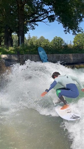 Another fun Session | Europa Surf Austria #summershorts #salzburg #surfing #europe #riversurfing