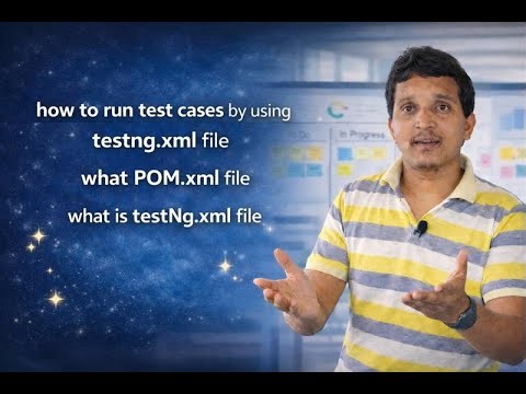 How to Run Test Cases Using TestNG XML | What is POM.xml & testng.xml | Selenium Java|Suresh Metta|