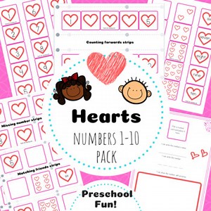 Heart Numbers Pack