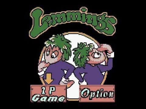 Lemmings & Oh No! More Lemmings (GBC) full playthrough