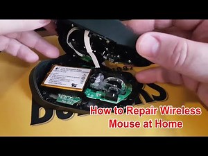 How to repair wireless mouse at Home | Wireless mouse repairing | Mouse Not Working