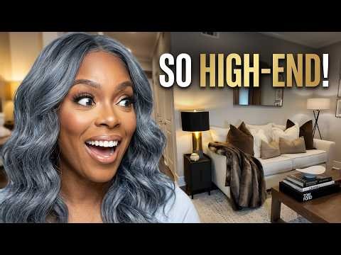 I Turned My Basic Apartment Into a High-End Living Room (On a Budget!)