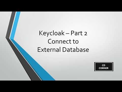 Keycloak - 2 - Connect to Postgres Database