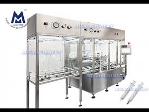 Prefilled Syringe Filling Machine: how to fill prefilled liquid into syringes ( 5000 syringes/h )