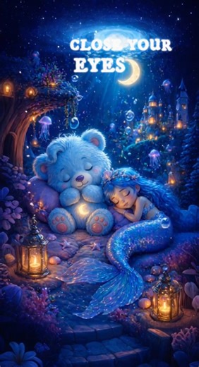 LullaBear & Ocean Princess 🌊✨ | Magical Sleep Lullaby 😴