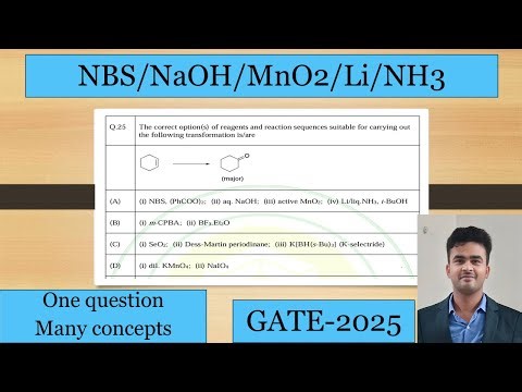 One question five concepts/NBS/NaOH/MnO2/Li/NH3 #chemistry #gate #csirnet #education