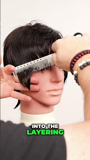 Perfect Feathered Haircut: Layering and Flow Techniques #shorts