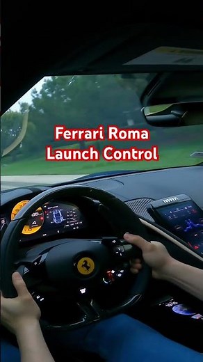 Ferrari Roma - Launch Control (First Time)