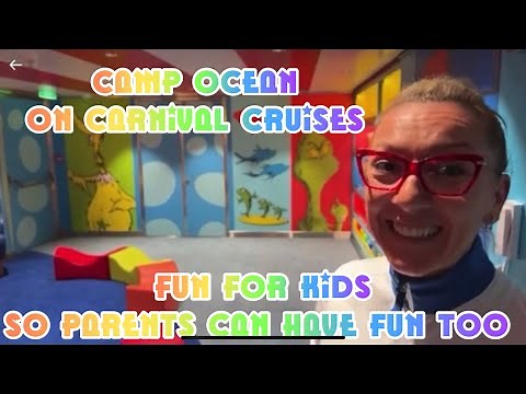 CAMP OCEAN ON CARNIVAL CRUISE LINE, FOR KIDS AGES 0-11, To have fun, so adults get to have fun too!