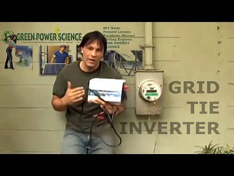 GRID TIE INVERTER SOLAR panel POWER EASY Electricity Savings