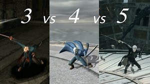 【鬼泣】维吉尔动作对比