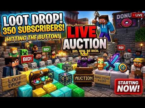 Auction : Epic Loot Drop Livestream on Donut SMP