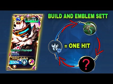 I FINALY FOUND NEW BUILD AND EMBLEM SETITINGS FOR AULUS 2025 (100% BROKEN) - MLBB