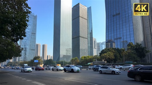 Urban Life in Zhujiang New Town – China 4K