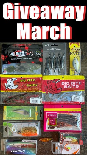 Giveaway for March --------#bassfishing #shorts #fish #giveaway #freegiveaways