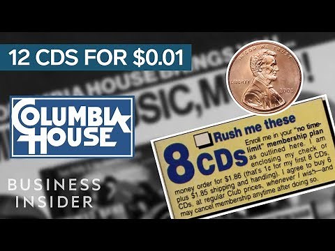 How Columbia House Sold 12 CDs For A Penny