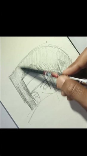 How to draw Itachi Uchiha sketch drawing with simple steps tutorial