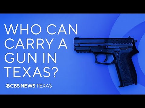 Who can carry a gun in Texas?