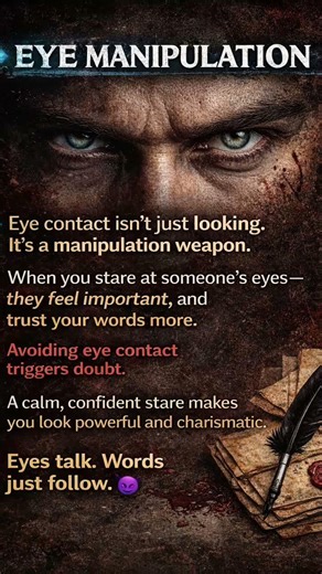 EYE MANIPULATION!❗#manipulation #motivation #psychology