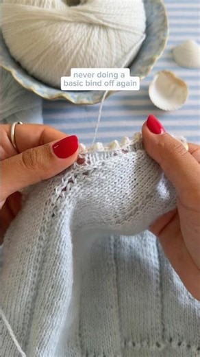 how to do a picot bind off ✨ #knittingtutorial #knitting #picotbindoff #knitwear #knittingtips #diy
