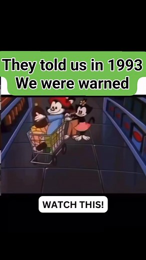 2M views · 26K reactions | 1993 cartoon warned(programmed)us #predictiveprogramming #truthistruth #artimitateslife #mickeymouse #disney #foodingredients | Burner Phone | Facebook