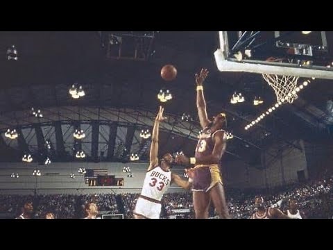 Kareem Abdul-Jabbar Skyhook getting BLOCKED compilation