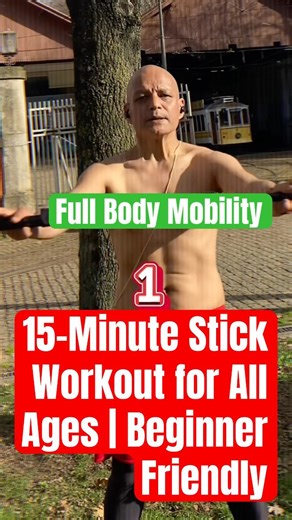 “15-Minute Full Body Mobility Stick Workout | Beginner Friendly #fitnesswithganesh”