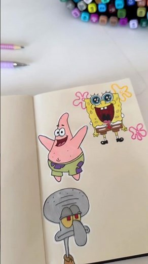 Speed tutorial | DRAWING PATRICK STAR ✍️⭐ | SpongeBob Fan Art