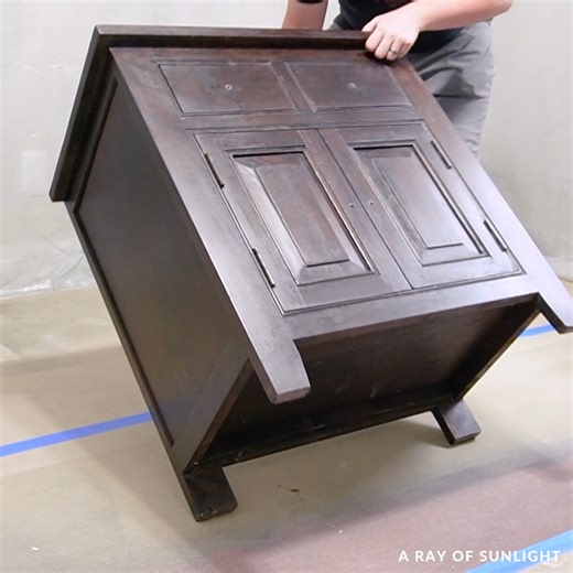 Rustic Accent Table Makeover | A Ray of Sunlight - Painted Furniture & DIY