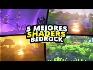 ✨LOS 5 MEJORES SHADERS para MINECRAFT PE 1.20+ (GAMA BAJA, MEDIA y ALTA) TOP SHADERS PE