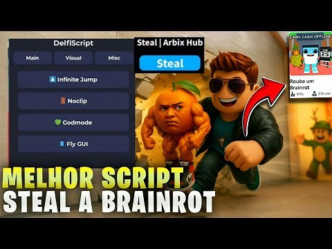 [💸NOVO] Script GUI Steal a Brainrot -Instant Steal, Fly NoClip, Roube um Brainrot (Mobile & PC) 2025