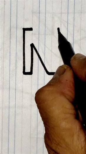 Double letter N Drawing #artwork #draw #drawing #painting #kidsactivity #artist #art