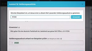 Funktion: Eingaben validieren | Tutorial | smapOne
