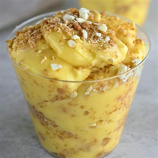Protein Biscoff Banana Pudding - Damn Easy Recipes